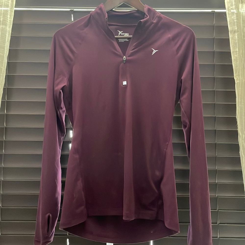 Old Navy performance Workout 1/4 zip EUC